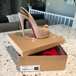 Christian Louboutin Watersnake Nabuck